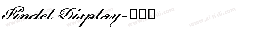 Findel Display字体转换